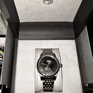 Oris Silver and Gold Watch